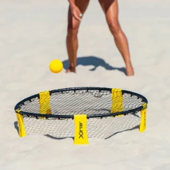 JELEX Otros Deportes^"Smash" Roundnet Set de 6 con 3 bolas naranja