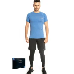 JELEX Running|Deportes De Fuerza^Sportinator Hombre Conjunto de fitness 3 piezas azul-negro