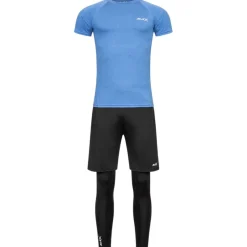 JELEX Running|Deportes De Fuerza^Sportinator Hombre Conjunto de fitness 3 piezas azul-negro