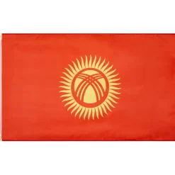 MUWO Otros Accesorios|Tienda Para Aficionados^Kirguistán / Kirguisia Bandera "Nations Together" 90x150cm