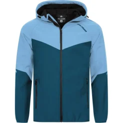 Hombre KIRKJUBØUR Deportes De Invierno|Outdoor^® "Njordr" Hombre Chaqueta SOFTSHELL 10.000 mm columna de agua azul/azul claro