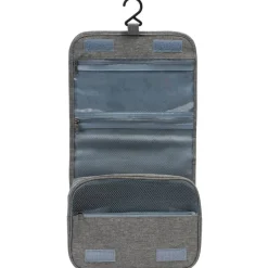 KIRKJUBØUR Outdoor|Camping^® "Rejser" Exterior Neceser para colgar gris