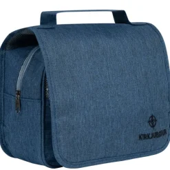 KIRKJUBØUR Outdoor|Camping^® "Rejser" Exterior Neceser para colgar azul marino