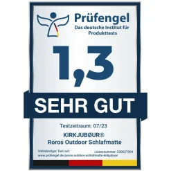 KIRKJUBØUR Outdoor|Camping^® "Roros" Colchoneta premium para exteriores verde