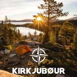 KIRKJUBØUR Outdoor|Camping^® "Vindr" Camping 2 personas Tienda de campaña turquesa