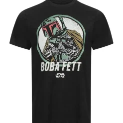 Hombre Lizenz Héroes De La Infancia|Camisetas^LA GUERRA DE LAS GALAXIAS Retro Boba Fett Hombre Camiseta POMTS079BLK