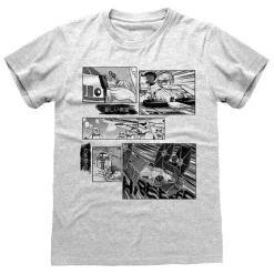 Lizenz Héroes De La Infancia^La guerra de las galaxias Manga Hombre Camiseta SWC03918TSC