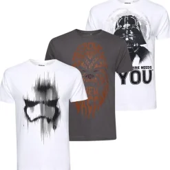 Hombre Lizenz Multipacks|Camisetas^LA GUERRA DE LAS GALAXIAS Hombre Camiseta Pack de 3 FBMPK647MUL