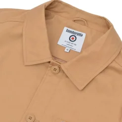 Hombre Lambretta Chaquetas^Bergen Harrington Hombre Chaqueta LAMDS008-TAN