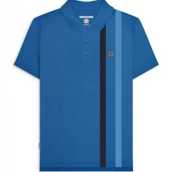 Hombre Lambretta Camisas Y Polos^Cut & Sew Hombre Polo SS1222-DK AZUL