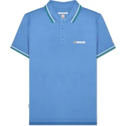 Hombre Lambretta Camisas Y Polos^Doble punta Hombre Polo SS1608-AZ BL/DL/GRY