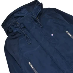 Hombre Lambretta Chaquetas^Heaton Waterproof Hombre Parka Chaqueta LAM14-AZUL MARINO