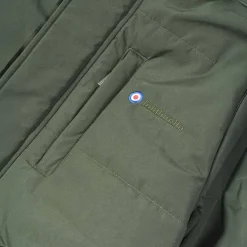 Hombre Lambretta Chaquetas^Hombre parka de invierno forrada LM2503-KHAKI