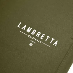 Hombre Lambretta Ropa De Fitness|Pantalones Largos^Jogger Hombre Pantalones de chándal SS1532-KHAKI