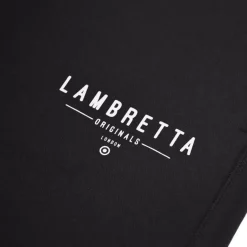 Hombre Lambretta Ropa De Fitness|Pantalones Largos^Jogger Hombre Pantalones de chándal SS1532-NEGRO