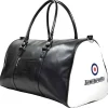 Lambretta Bolsos^Retro Sports Large Bag Bolso 28x49x25 T20064L-NEGRO/BLANCO
