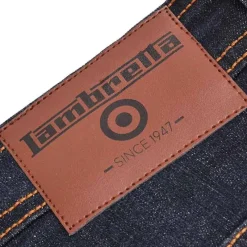 Hombre Lambretta Pantalones Cortos^Stafford Hombre Pantalones vaqueros cortos LAM7625-NVY