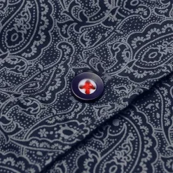 Hombre Lambretta Camisas Y Polos^Tonal Paisley Hombre Camisa de manga larga RWIS1383