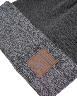 Lambretta Gorros^Turn Up Beanie SS1207-BLK/CHAR