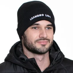 LEANDRO LIDO Gorros^"Callata" Beanie Gorro de invierno negro