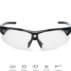 LEANDRO LIDO Outdoor|Running^Challenger One Gafas de sol deportivas transparente