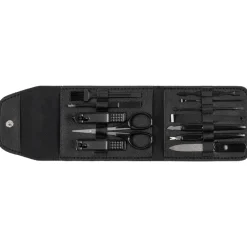 LEANDRO LIDO Otros Accesorios^"Monza" Manicura Conjunto 13 piezas negro