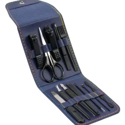 LEANDRO LIDO Otros Accesorios^"Monza" Manicura Conjunto 13 piezas azul marino