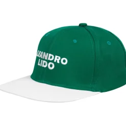 LEANDRO LIDO Gorras^"No. 6" snapback Gorra verde/blanco