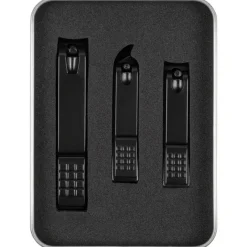 LEANDRO LIDO Otros Accesorios^"Pescara" Manicura Conjunto 4 piezas negro