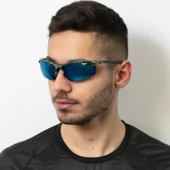 LEANDRO LIDO Outdoor|Ciclismo^Power Gafas de sol deportivas camuflaje/azul