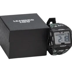 LEANDRO LIDO Accesorios De Fitness|Relojes^"Sterpeto" Unisex Reloj deportivo camuflaje