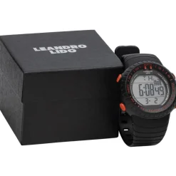 LEANDRO LIDO Accesorios De Fitness|Relojes^"Vescia" Unisex Reloj deportivo negro/naranja