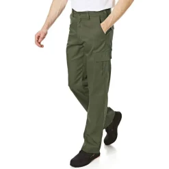 Hombre Lee Cooper Equipo De Trabajo|Vestuario Laboral^Hombre Pantalón de trabajo cargo color caqui LCPNT205-KHA