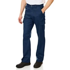 Hombre Lee Cooper Equipo De Trabajo|Vestuario Laboral^Hombre Pantalón de trabajo cargo azul marino LCPNT205-NAVY