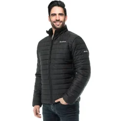 Hombre Lotto Chaquetas^Hombre Chaqueta acolchada negro MJSX10001NET-R01