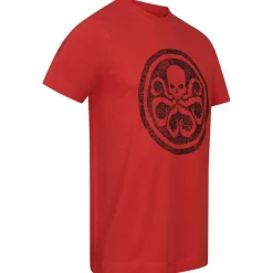 Hombre Lizenz Héroes De La Infancia|Camisetas^MARAVILLA HYDRA Agents of S.H.I.E.L.D. Hombre Camiseta FBMTS672RED