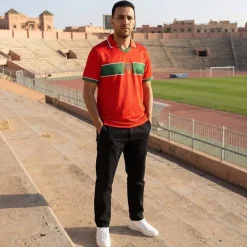 JELEX Equipaciones|Tienda Para Aficionados^Marruecos "Retro History" Hombre Camiseta