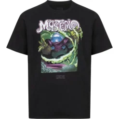 Hombre Lizenz Héroes De La Infancia|Camisetas^Marvel Mysterio Hombre Camiseta FCMTS066BLK