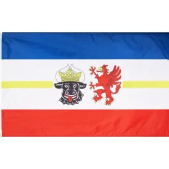 MUWO Otros Accesorios^Mecklemburgo-Pomerania Occidental "Deutschland" Bandera 90x150cm