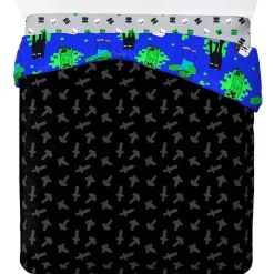 Lizenz Héroes De La Infancia^Minecraft Microsoft Fight Back Sábanas Conjunto 200 x 200 cm + 2 x 50 x 75 cm 24989