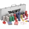 MUWO Game & Fun^"All In" Estuche de póquer-Conjunto con 500 fichas