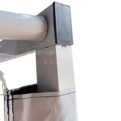 MUWO Game & Fun|Balcón & Jardín^Portería de fútbol grande de acero 3 x 2 m negro/blanco