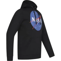Hombre NASA Sudaderas Y Jerséis^Circle Hoodie Hombre Sudadera con capucha TMMHS007BLK