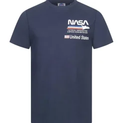Hombre NASA Camisetas^Plane Aeronautics Hombre Camiseta TMMTS015NVY