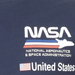 Hombre NASA Camisetas^Plane Aeronautics Hombre Camiseta TMMTS015NVY