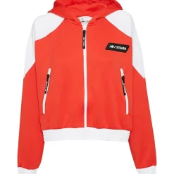 Mujer New Balance Chaquetas^x Staud Oversize Crop Mujer Chaqueta WJ13139-FRY