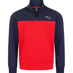 Fanatics Fútbol Americano^New England Patriots NFL 1/4-Zip Hombre Sudadera 261974