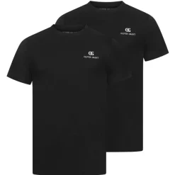 Hombre OLIVER GRANT® Multipacks|Ropa Interior^Hombre Camisetas interiores cuello redondo Pack de 2 negro 39493133