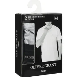 Hombre OLIVER GRANT® Multipacks|Ropa Interior^Hombre Camisetas interiores cuello redondo Pack de 2 mezcla 39493233