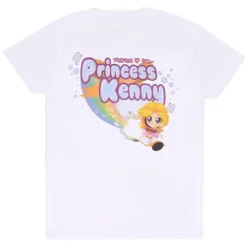 Lizenz Héroes De La Infancia^Parque del Sur Princess Kenny Hombre Camiseta SOU08374TSW